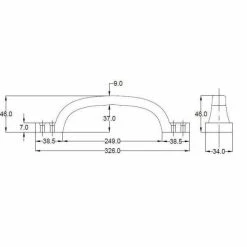 Richelieu Hardware 12 in. (305 mm) Center-to-Center Matte Black Forged Iron Traditional Barn Door Pull -Copper Creek Shop matte black richelieu hardware barn door hardware bp9465305900 1f 1000