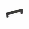 Richelieu Hardware 5-1/16 in. (128 mm) Center-to-Center Matte Black Forged Iron Traditional Barn Door Pull