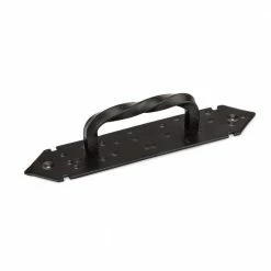 Richelieu Hardware Sheffield Collection 8-1/8 in. (207 mm) Center-to-Center Matte Black Traditional Drawer Pull