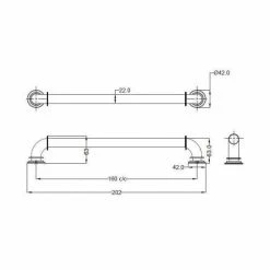 Richelieu Hardware Sheffield Collection 6-5/16 in. (160 mm) Center-to-Center Matte Black Eclectic Drawer Pull -Copper Creek Shop matte black richelieu hardware barn door hardware bp9547160900 4f 1000