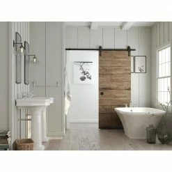 Richelieu Hardware 3-1/8 in. (80 mm) Matte Black Forged Iron Traditional Recessed Barn Door Pull -Copper Creek Shop matte black richelieu hardware barn door hardware bp954880900 31 1000