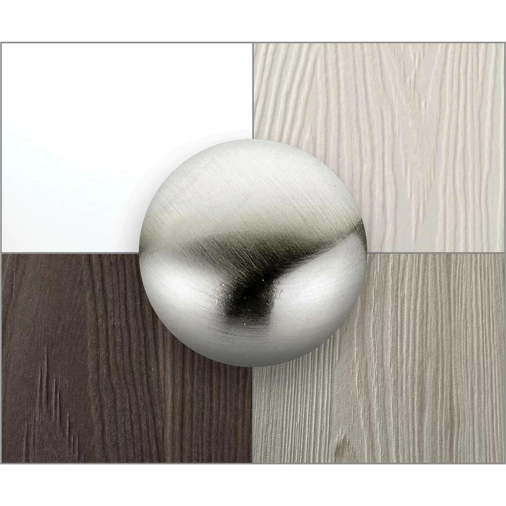 Richelieu Hardware 23-5/8 in. (600 mm) Center-to-Center Brushed Nickel Contemporary Drawer Pull 8 Richelieu Hardware 23-5/8 in. (600 mm) Center-to-Center Brushed Nickel Contemporary Drawer Pull - Image 6