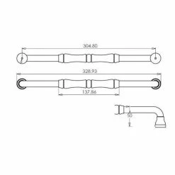 Richelieu Hardware Boucherville Collection 12 in. (305 mm) Center-to-Center Brushed Nickel Traditional Drawer Pull -Copper Creek Shop richelieu hardware appliance pulls bp740304195 4f 1000