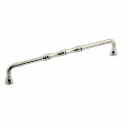 Richelieu Hardware Boucherville Collection 12 in. (305 mm) Center-to-Center Brushed Nickel Traditional Drawer Pull