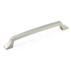 Richelieu Hardware Rosemère Collection 7-9/16 in. (192 mm) Center-to-Center Polished Nickel Transitional Drawer Pull