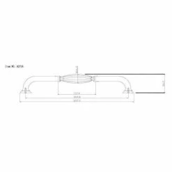 Richelieu Hardware Madeleine Collection 12 in. (305 mm) Center-to-Center Brushed Nickel Traditional Drawer Pull -Copper Creek Shop richelieu hardware appliance pulls bp82718195 4f 1000