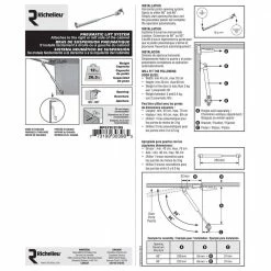 Richelieu Hardware Pneumatic Lift System 12 kg -Copper Creek Shop richelieu hardware cabinet door dampers bp57812105 4f 1000