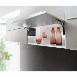 Richelieu Hardware Atmos Series Black Soft-Close Heavy Duty Overlay for Frameless Cabinet Lift-Up Hinge (1-Pair) 13 Richelieu Hardware Atmos Series Black Soft-Close Heavy Duty Overlay for Frameless Cabinet Lift-Up Hinge (1-Pair) -Copper Creek Shop richelieu hardware cabinet hinges at00hd900 4f 1000