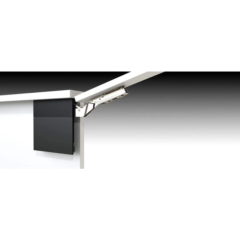 Richelieu Hardware Atmos Series Black Soft-Close Heavy Duty Overlay for Frameless Cabinet Lift-Up Hinge (1-Pair) 5 Richelieu Hardware Atmos Series Black Soft-Close Heavy Duty Overlay for Frameless Cabinet Lift-Up Hinge (1-Pair) - Image 3