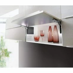 Richelieu Hardware Atmos Series Anthracite Soft-Close Medium-Duty Overlay for Frameless Cabinet Lift-Up Hinge (1-Pair) 13 Richelieu Hardware Atmos Series Anthracite Soft-Close Medium-Duty Overlay for Frameless Cabinet Lift-Up Hinge (1-Pair) -Copper Creek Shop richelieu hardware cabinet hinges at00md100 4f 1000