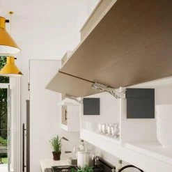 Richelieu Hardware Atmos Series Anthracite Soft-Close Medium-Duty Overlay for Frameless Cabinet Lift-Up Hinge (1-Pair) 17 Richelieu Hardware Atmos Series Anthracite Soft-Close Medium-Duty Overlay for Frameless Cabinet Lift-Up Hinge (1-Pair) -Copper Creek Shop richelieu hardware cabinet hinges at00md100 76 1000