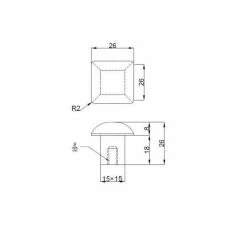 Richelieu Hardware Castelo Collection 1 in. (26 mm) x 1 in. (26 mm) Matte Black Iron Contemporary Cabinet Knob -Copper Creek Shop richelieu hardware cabinet knobs 392726909 44 1000