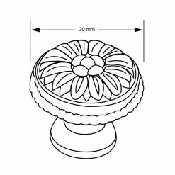 Richelieu Hardware 1-3/16 in. (30 mm) Brass Traditional Cabinet Knob -Copper Creek Shop richelieu hardware cabinet knobs bp04330130 44 1000