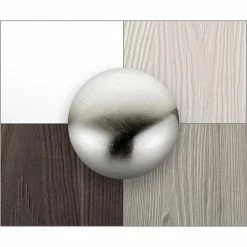 Richelieu Hardware Monceau Collection 1-3/16 in. (30 mm) Brushed Nickel Traditional Cabinet Knob -Copper Creek Shop richelieu hardware cabinet knobs bp2391230195 44 1000