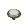 Richelieu Hardware Cherbourg Collection 1-1/4 in. (32 mm) White and Brushed Nickel Eclectic Cabinet Knob -Copper Creek Shop richelieu hardware cabinet knobs bp381619530 64 1000