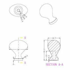 Richelieu Hardware Olinville Collection 1-3/16 in. (30 mm) x 13/16 in. (20 mm) Brushed Nickel Traditional Cabinet Knob -Copper Creek Shop richelieu hardware cabinet knobs bp4443195 44 1000