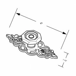 Richelieu Hardware Provence Collection 4 in. (102 mm) x 1-1/2 in. (38 mm) Antique English Transitional Cabinet Knob -Copper Creek Shop richelieu hardware cabinet knobs bp46700ae 44 1000