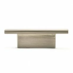 Richelieu Hardware Flemingdon Collection 2-3/4 in. (70 mm) x 11/16 in. (17 mm) Brushed Nickel Contemporary Cabinet Knob -Copper Creek Shop richelieu hardware cabinet knobs bp5139632195 1f 1000