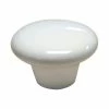 Richelieu Hardware Cherbourg Collection 1-1/2 in. (38 mm) White Contemporary Cabinet Knob -Copper Creek Shop richelieu hardware cabinet knobs bp600630 64 1000
