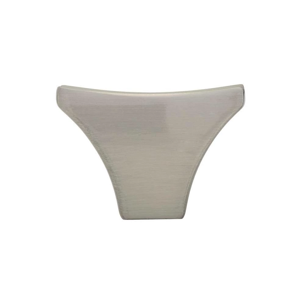 Richelieu Hardware 1-9/16 in. x 9/16 in. (40 mm x 14 mm) Brushed Nickel Transitional Metal Cabinet Knob 5 Richelieu Hardware 1-9/16 in. x 9/16 in. (40 mm x 14 mm) Brushed Nickel Transitional Metal Cabinet Knob - Image 3