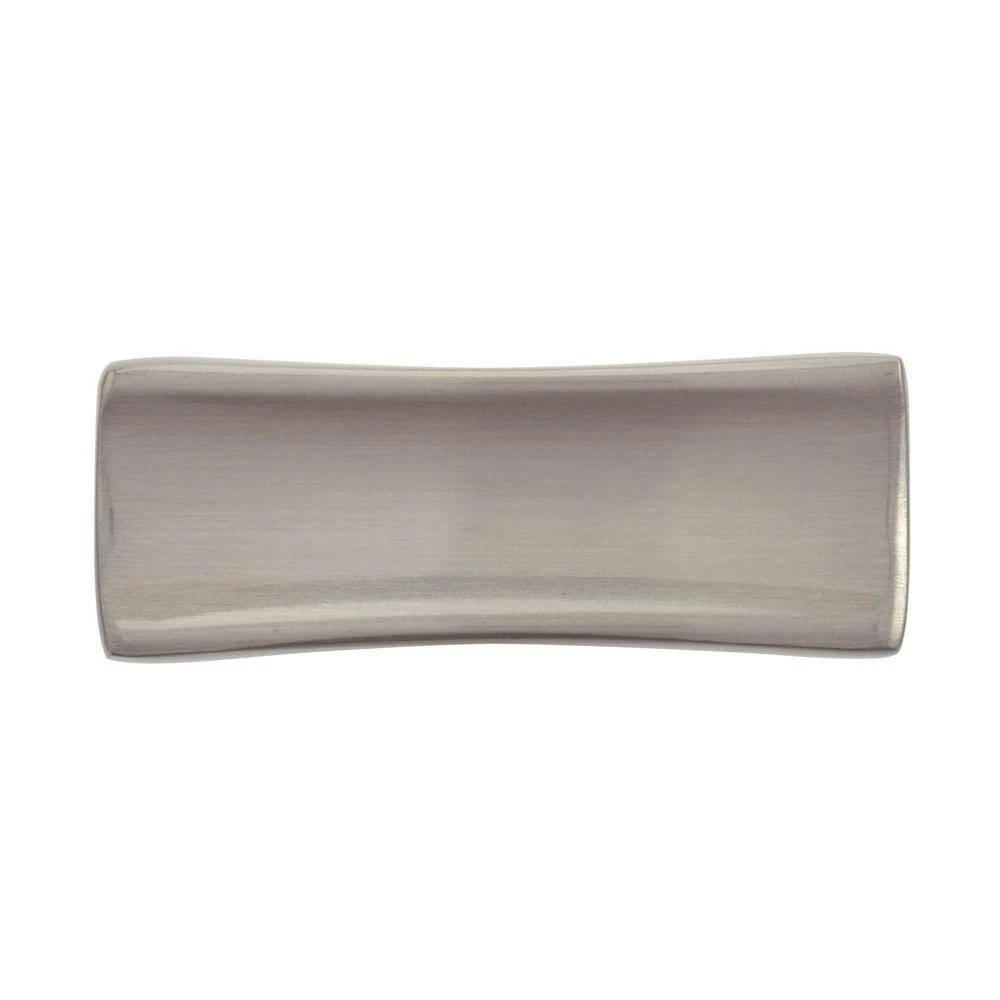 Richelieu Hardware 1-9/16 in. x 9/16 in. (40 mm x 14 mm) Brushed Nickel Transitional Metal Cabinet Knob 4 Richelieu Hardware 1-9/16 in. x 9/16 in. (40 mm x 14 mm) Brushed Nickel Transitional Metal Cabinet Knob - Image 2