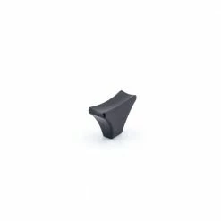 Richelieu Hardware Westmount Collection 1-9/16 in. (40 mm) x 9/16 in. (14 mm) Matte Black Transitional Cabinet Knob