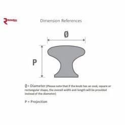 Richelieu Hardware 1-9/16 in. x 9/16 in. (40 mm x 14 mm) Honey Bronze Transitional Metal Cabinet Knob -Copper Creek Shop richelieu hardware cabinet knobs bp722740hbrz 1f 1000