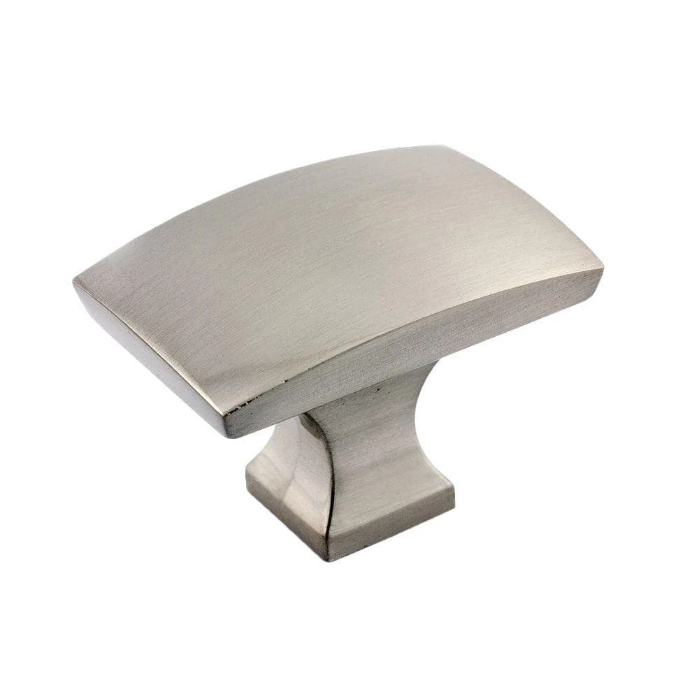 Richelieu Hardware Rosemère Collection 1-3/4 in. (44 mm) x 1-3/16 in. (30 mm) Brushed Nickel Transitional Cabinet Knob 3 Richelieu Hardware Rosemère Collection 1-3/4 in. (44 mm) x 1-3/16 in. (30 mm) Brushed Nickel Transitional Cabinet Knob