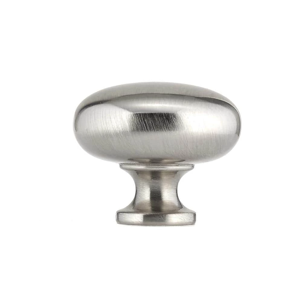 Richelieu Hardware Germain Collection 1-1/4 in. (32 mm) Brushed Nickel Functional Cabinet Knob 6 Richelieu Hardware Germain Collection 1-1/4 in. (32 mm) Brushed Nickel Functional Cabinet Knob - Image 4