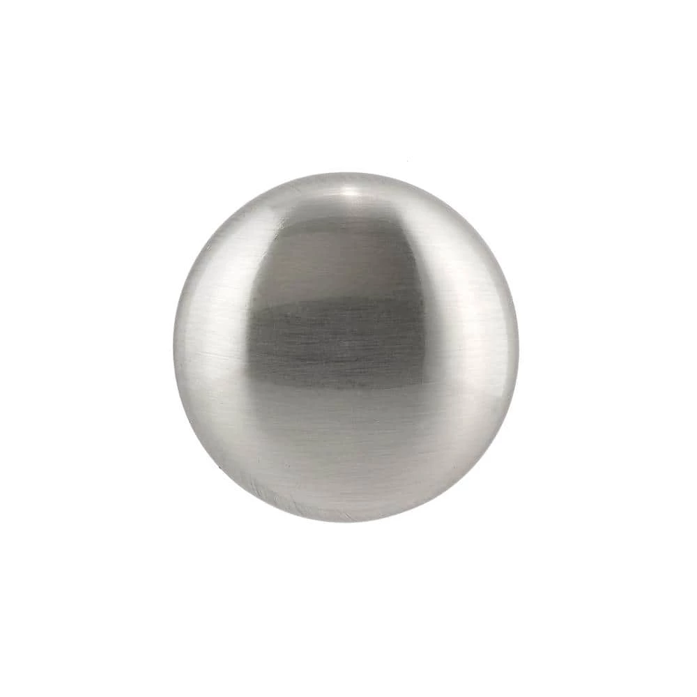 Richelieu Hardware Germain Collection 1-1/4 in. (32 mm) Brushed Nickel Functional Cabinet Knob 5 Richelieu Hardware Germain Collection 1-1/4 in. (32 mm) Brushed Nickel Functional Cabinet Knob - Image 3