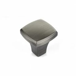 Richelieu Hardware Prévost Collection 1-1/4 in. (32 mm) x 1-1/4 in. (32 mm) Antique Nickel Transitional Cabinet Knob