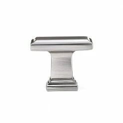 Richelieu Hardware Mirabel Collection 1-1/2 in. (38 mm) x 15/16 in. (24 mm) Brushed Nickel Transitional Cabinet Knob -Copper Creek Shop richelieu hardware cabinet knobs bp79538195 77 1000