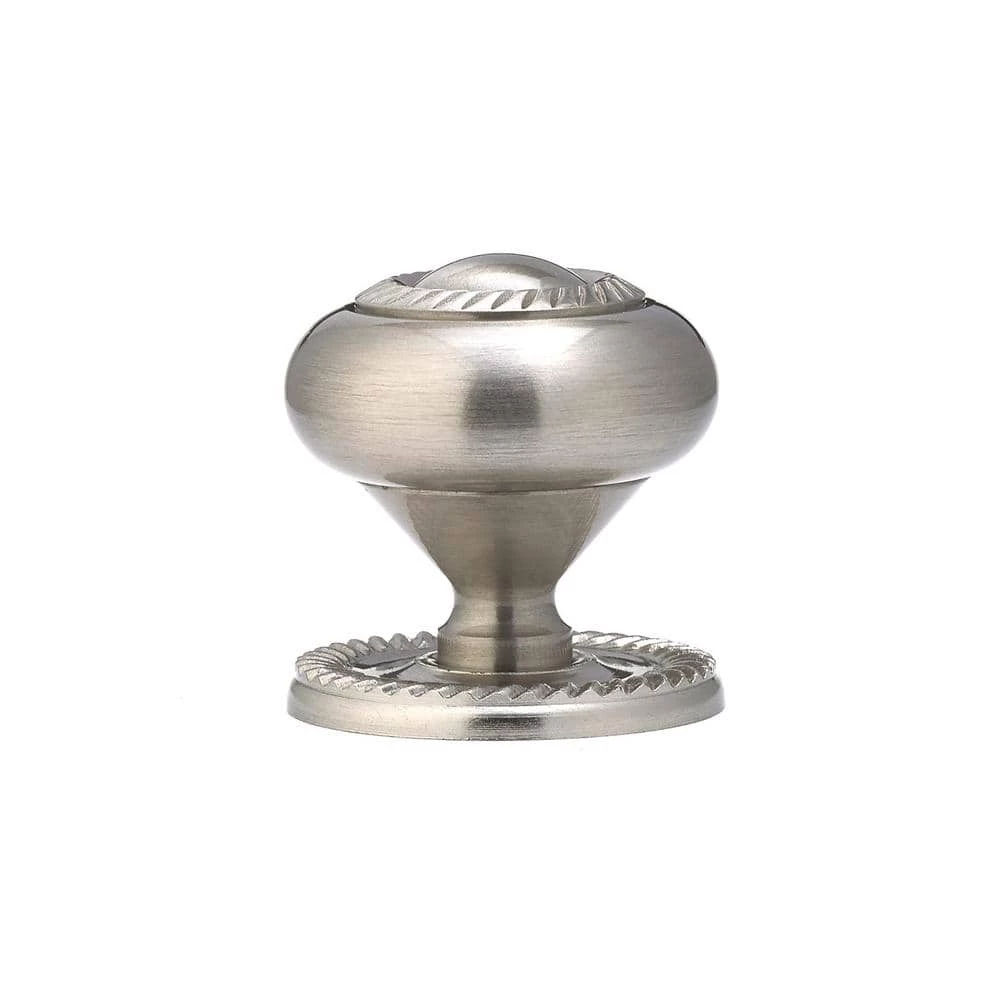Richelieu Hardware Huntingdon Collection 1-1/2 in. (38 mm) Brushed Nickel Traditional Cabinet Knob 6 Richelieu Hardware Huntingdon Collection 1-1/2 in. (38 mm) Brushed Nickel Traditional Cabinet Knob - Image 4