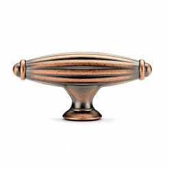 Richelieu Hardware Madeleine Collection 2-9/16 in. (65 mm) x 13/16 in. (20 mm) Antique Copper Traditional Cabinet Knob -Copper Creek Shop richelieu hardware cabinet knobs bp8061865193 1f 1000