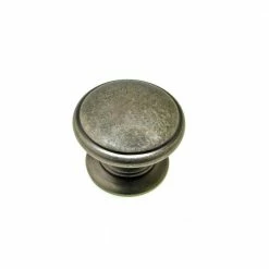 Richelieu Hardware Mont-Royal Collection 1-1/4 in. (32 mm) Pewter Traditional Cabinet Knob