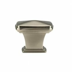 Richelieu Hardware Charlemagne Collection 1-11/16 in. (43 mm) x 1-11/16 in. (43 mm) Brushed Nickel Transitional Cabinet Knob -Copper Creek Shop richelieu hardware cabinet knobs bp81045195 1f 1000