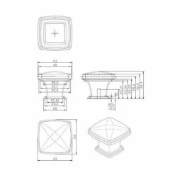 Richelieu Hardware Charlemagne Collection 1-11/16 in. (43 mm) x 1-11/16 in. (43 mm) Brushed Nickel Transitional Cabinet Knob -Copper Creek Shop richelieu hardware cabinet knobs bp81045195 44 1000