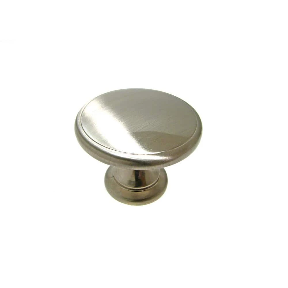 Richelieu Hardware Mont-Royal Collection 1-3/4 in. (44 mm) Brushed Nickel Traditional Cabinet Knob 3 Richelieu Hardware Mont-Royal Collection 1-3/4 in. (44 mm) Brushed Nickel Traditional Cabinet Knob