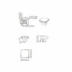 Richelieu Hardware Weston Collection 1-1/4 in. (31 mm) x 1-1/4 in. (31 mm) Brushed Nickel Contemporary Cabinet Knob -Copper Creek Shop richelieu hardware cabinet knobs bp814332195 c3 1000