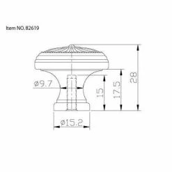 Richelieu Hardware Châteauguay Collection 1-1/4 in. (32 mm) Pewter Traditional Cabinet Knob 7 Richelieu Hardware Châteauguay Collection 1-1/4 in. (32 mm) Pewter Traditional Cabinet Knob -Copper Creek Shop richelieu hardware cabinet knobs bp82465142 4f 1000