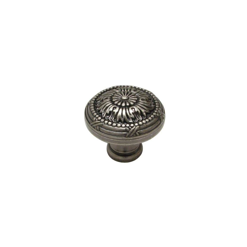 Richelieu Hardware Châteauguay Collection 1-1/4 in. (32 mm) Pewter Traditional Cabinet Knob 3 Richelieu Hardware Châteauguay Collection 1-1/4 in. (32 mm) Pewter Traditional Cabinet Knob