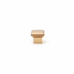 Richelieu Hardware 1-5/16 in. (34 mm) x 1-5/16 in. (34 mm) Aurum Brushed Gold Transitional Cabinet Knob -Copper Creek Shop richelieu hardware cabinet knobs bp8323533158 4f 1000