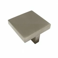 Richelieu Hardware Bendale Collection 1-5/8 in. (42 mm) x 1-5/8 in. (42 mm) Brushed Nickel Contemporary Cabinet Knob
