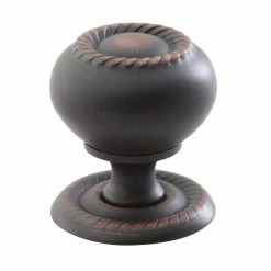 Richelieu Hardware Huntingdon Collection 1-1/4 in. (32 mm) Brushed Oil-Rubbed Bronze Traditional Cabinet Knob -Copper Creek Shop richelieu hardware cabinet knobs bp86060borb a0 1000