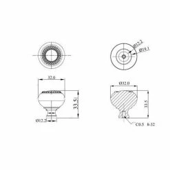 Richelieu Hardware Huntingdon Collection 1-1/4 in. (32 mm) Brushed Oil-Rubbed Bronze Traditional Cabinet Knob -Copper Creek Shop richelieu hardware cabinet knobs bp86060borb c3 1000