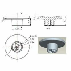 Richelieu Hardware Branson Collection 2-1/4 in. (57 mm) Brushed Oil-Rubbed Bronze Contemporary Cabinet Knob -Copper Creek Shop richelieu hardware cabinet knobs bp860857borb 4f 1000