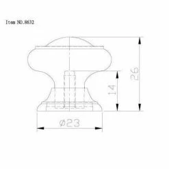 Richelieu Hardware Sutton Collection 1-3/16 in. (30 mm) Brushed Chrome Traditional Cabinet Knob -Copper Creek Shop richelieu hardware cabinet knobs bp8632175 44 1000
