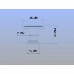 Richelieu Hardware Marseille Collection 1-3/4 in. (45 mm) Black Transitional Cabinet Knob -Copper Creek Shop richelieu hardware cabinet knobs bp88190 4f 1000