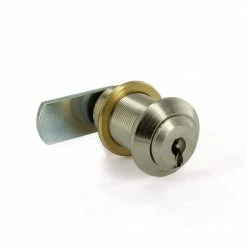 Richelieu Hardware 5/8 in. (16 mm) Nickel Cam Lock for Maximum 25/32 in. (20 mm) Panel Thickness -Copper Creek Shop richelieu hardware cabinet locks 310151195 4f 1000