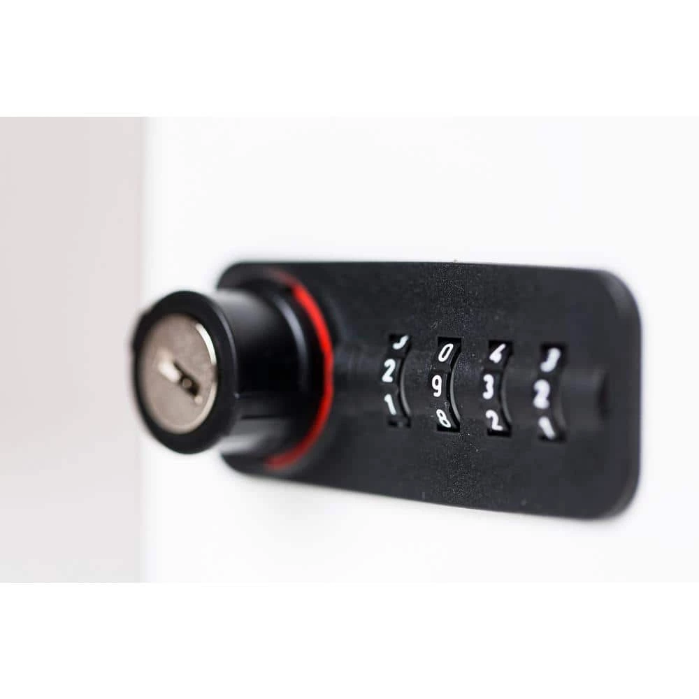 Richelieu Hardware 3-5/16 in. Black Right Hand Fixed Code Combination Furniture Lock 5 Richelieu Hardware 3-5/16 in. Black Right Hand Fixed Code Combination Furniture Lock - Image 3